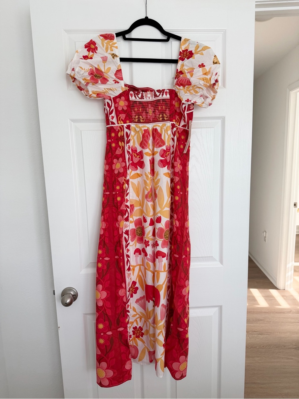 NWT Farm Rio 100% Cotton Puff-Sleeve
Midi Dress-Size Small - Picture 10 of 11